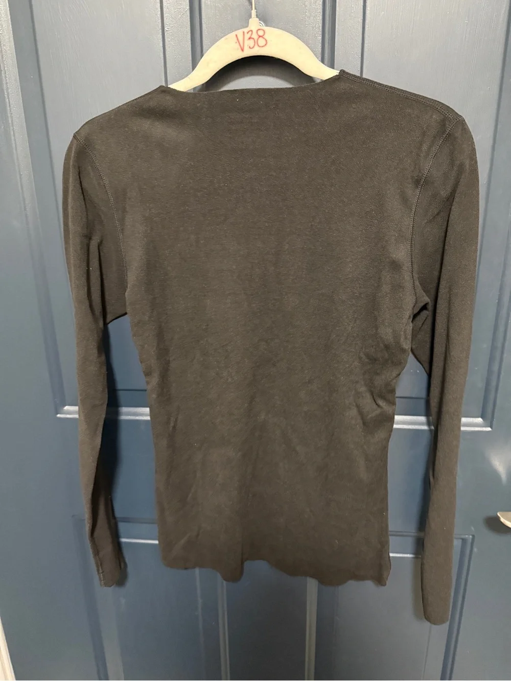 Classic Women's Long Sleeve Crewneck Tee - Black